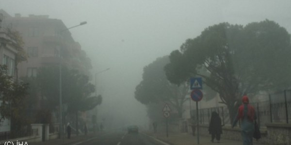 Mula'da sis etkili oldu