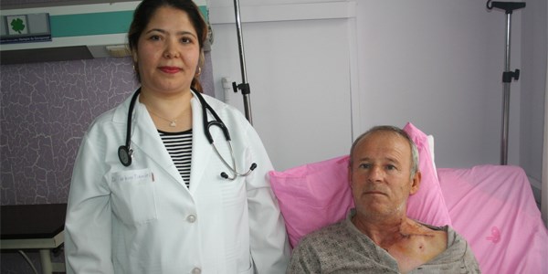 Şah damarından kol damarına BYPASS yapıldı