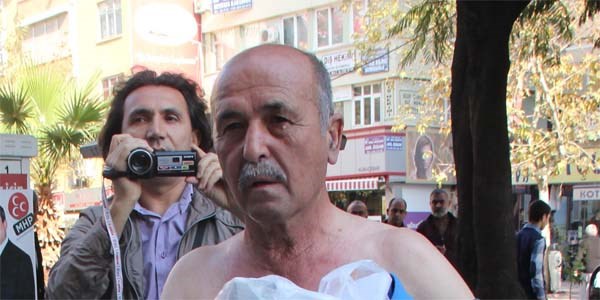 Kredi kart� ma�durundan banka �n�nde eylem