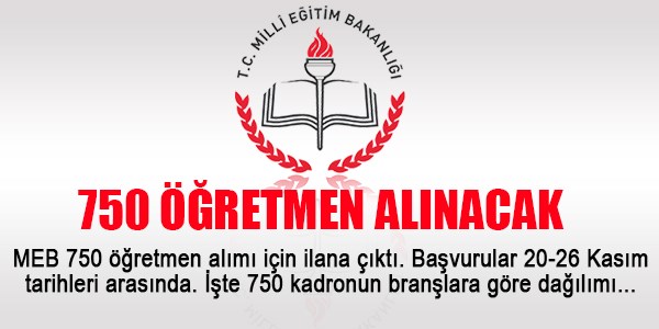 Kasım ayı öğretmen atama ilanı