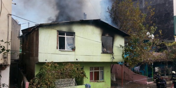 Gebze'de korkutan yang�n