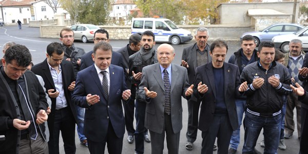 Karaman'da taziye evi dualarla açıldı