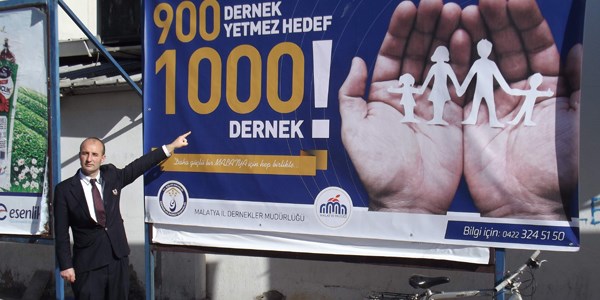 900 dernek yetmez, hedef bin dernek