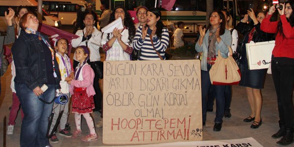 Kadınlardan dilek fenerli eylem