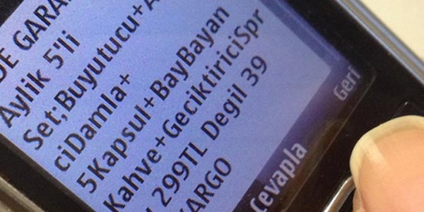 Toplu g�nderilen SMS'ler �imdi de yuva y�k�yor