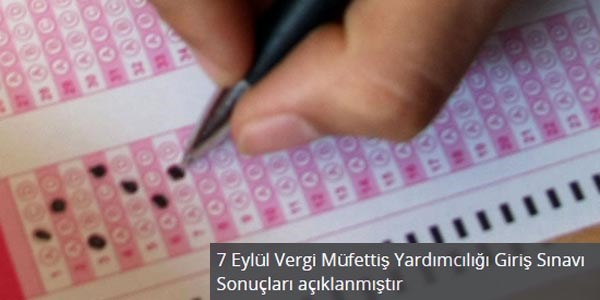 Vergi müfettiş yardımcılığı sonuçları açıklandı