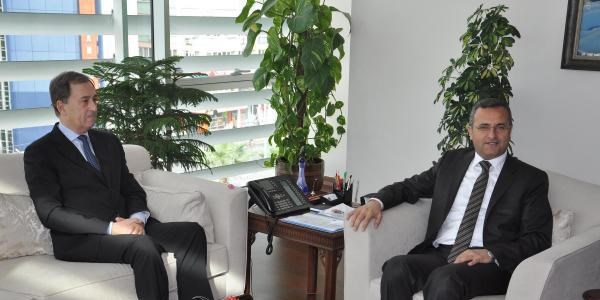 Denizli Valisi Demir'e İtalyan Büyükelçiden ziyaret