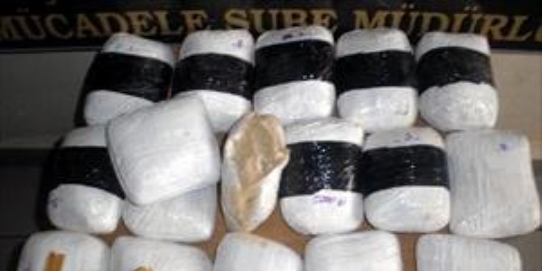 Kayseri'de 5 kilo eroin ele geçirildi