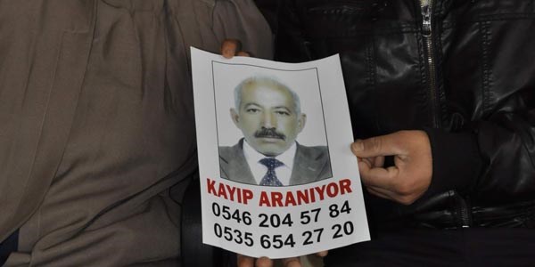Kayıp olan Ebubekir Çelebi 3 aydır bulunamadı