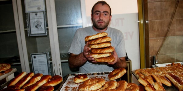 Iğdır'da simit 50 kuruş