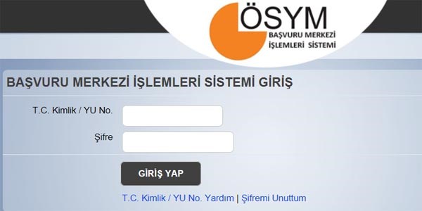ÖSYM 'Başvuru Merkezleri İşlemleri' sistemi yenilendi