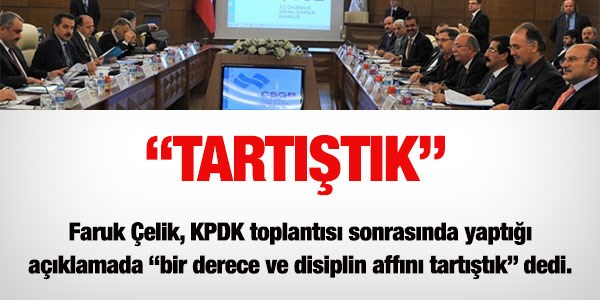 KPDK toplantısı ne anlam ifade ediyor?