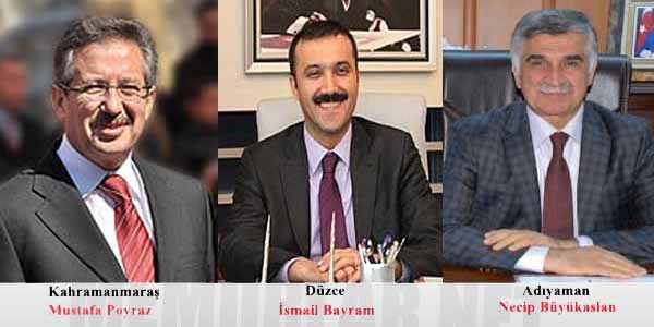 Ak Parti'de değişen başkanlar