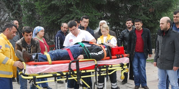 Düzce'de kaza 1 yaralı