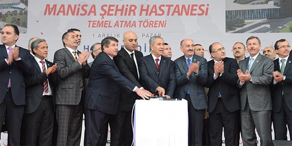Manisa �ehir Hastanesi'nin temeli at�ld�