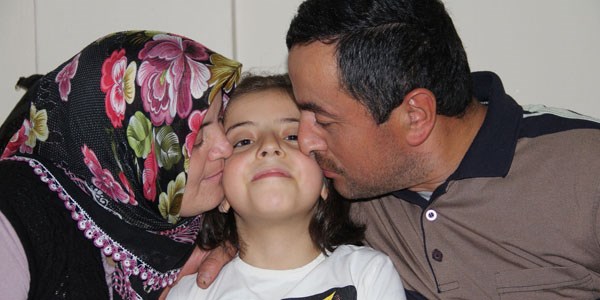 Kalp hastası Melike'ye devlet kucak açtı