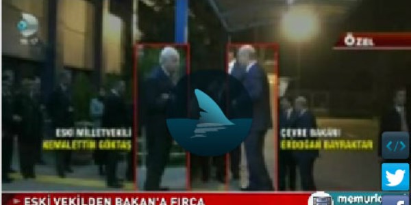 Bakan ile eski vekil birbirine girdi