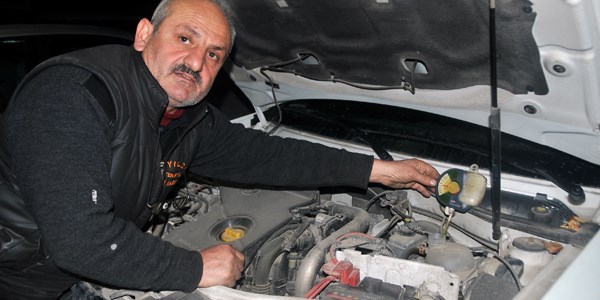 Gümüşhane'de antifriz mesaisi