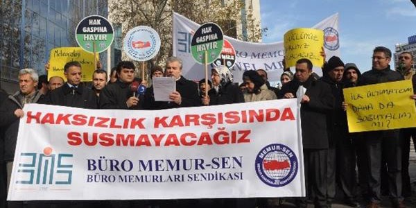 Meteoroloji çalışanlarından tazminat eylemi