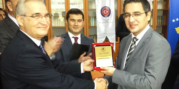 Tika'n�n tefri�at�n� yapt��� Pri�tine �niversitesi K�t�phanesi a��ld�