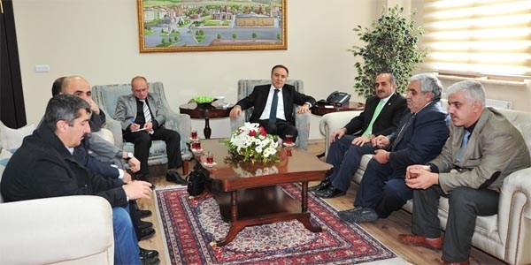 Vali Altıparmak, memur temsilcilerini kabul etti