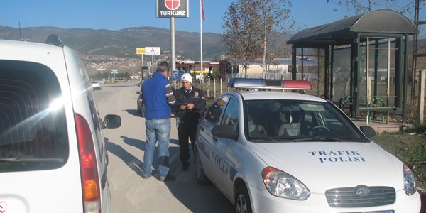 Niksar'da emniyet kemeri uygulaması
