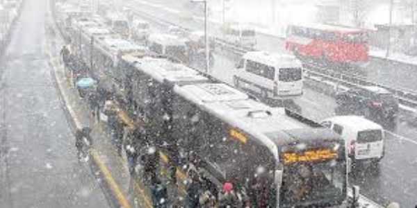 Yoğun kar yağışı var-Haritalı