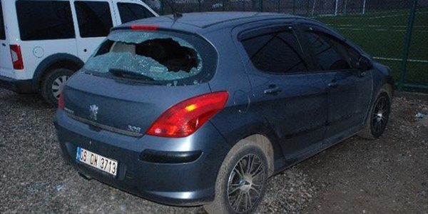 Amatör maçta olaylar çıktı