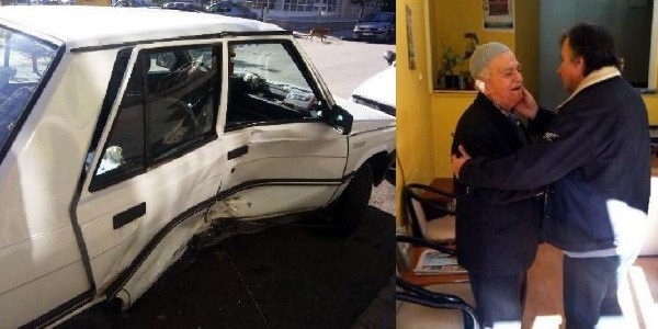 Balbay'ın babası kazada hafif yaralandı
