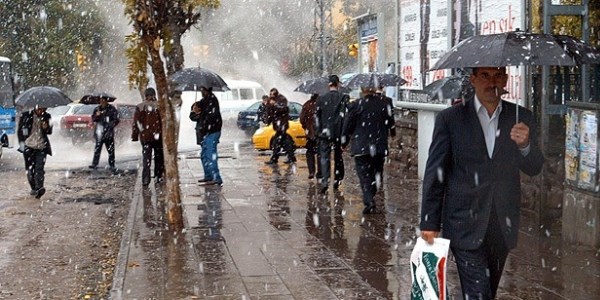 Ankara ve batı Karadeniz için kar uyarısı