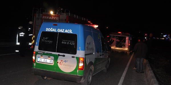 Do�algaz boru hatt� bomba gibi patlad�
