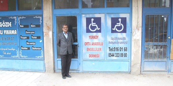 Yerky Orta Anadolu Engelliler Dernei Belediyeden yer istiyor