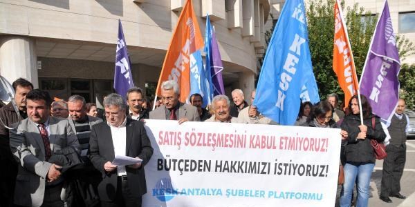 KESK, b�t�eden hak istedi