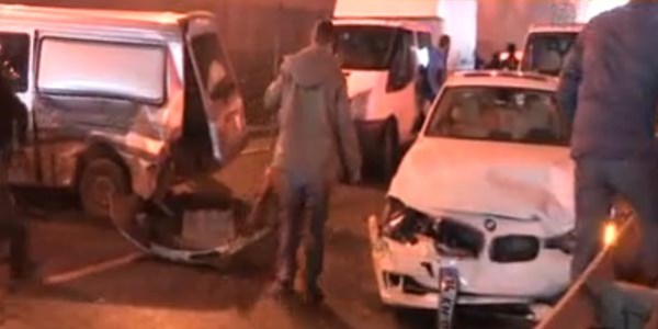 Trabzon'da zincirleme trafik kazası