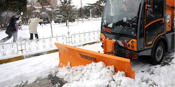 stanbul'da kar ya etkisini azaltacak