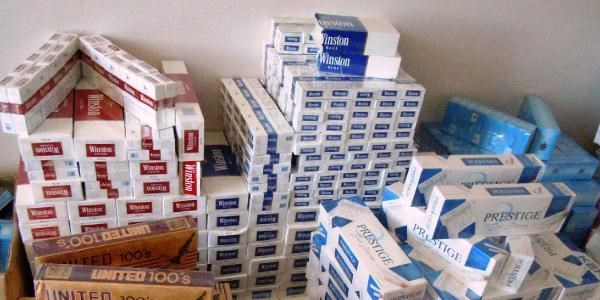 Ad�yaman'da 57 bin 420 paket ka�ak paket sigara ele ge�irildi