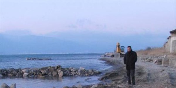 Burhaniye'de kıyı işgali krizi