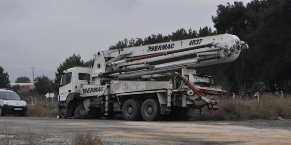 Ayvacık'ta trafik kazası 1 yaralı