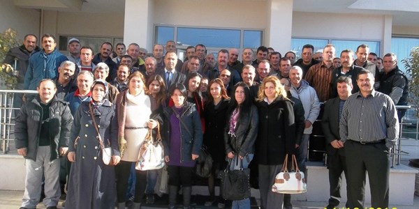 Müdür Bilen, okul hizmetlileriyle buluştu