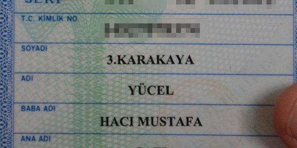 Bu mahallede ya�ayanlar�n soy isimleri numaral�