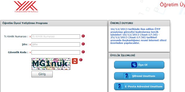 ÖYP tercih sayfası açıldı