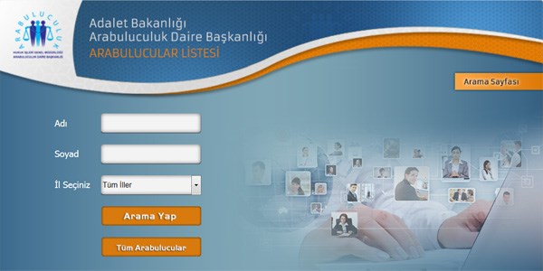 Bakanlık, arabuluculara ulaşmak için sayfa hazırladı
