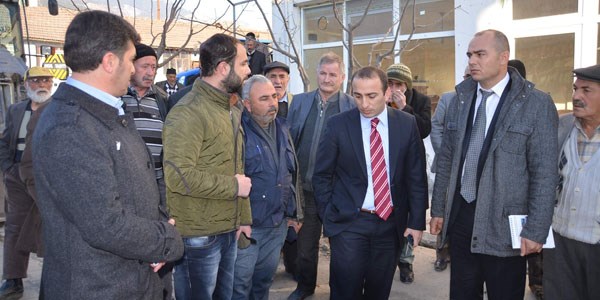 Yıkım gerginliğini kaymakam önledi