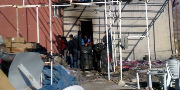 Tekstil atölyesinin kalorifer dairesinde yangın çıktı