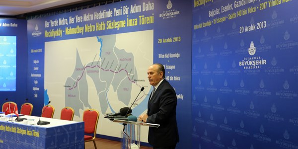 İstanbul'a yeni metro