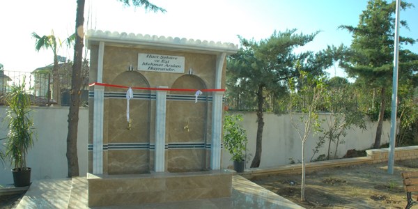 Halk Eğitim Bahçesine çeşme hayratı