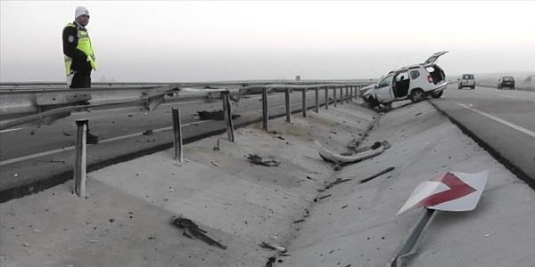 Konya'da trafik kazası: 2 yaralı
