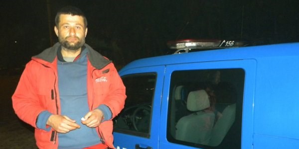 Donmak üzereyken jandarma kurtardı