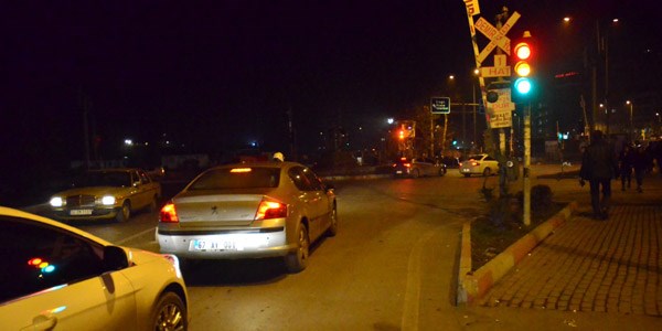 Trafik ���klar� s�r�c�leri �a�k�na �evirdi