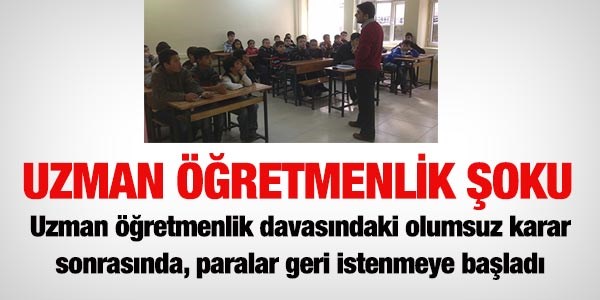 Öğretmenlere, uzmanlık şoku..